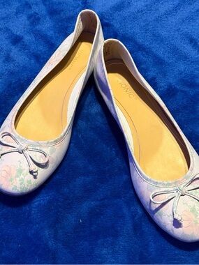 Vionic Floral Ballet Flats - Lavender Pastel